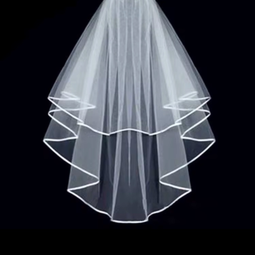 Double Layered Bridal Veil